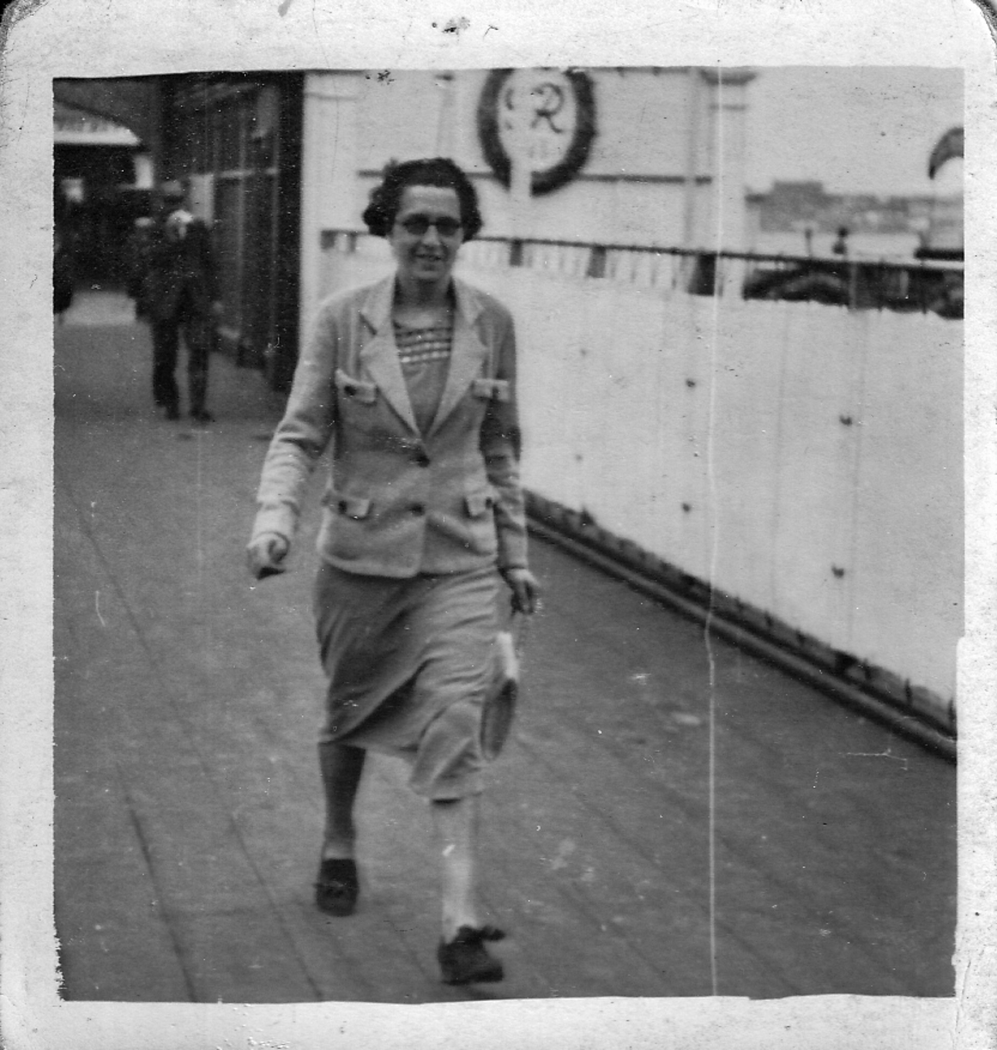 Lady walking